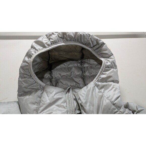 Kaximei Yilun Gray Puffer With Hood Jacket Asian Size L/Size M US - Picture 8 of 8